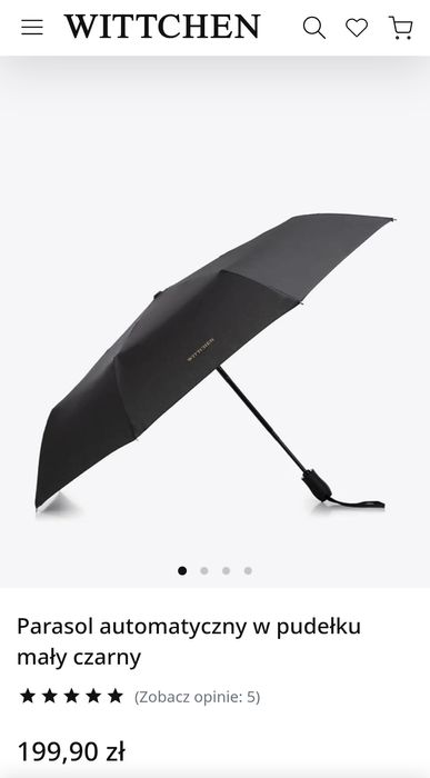 Parasol automatyczny w pudełku Wittchen Nowy