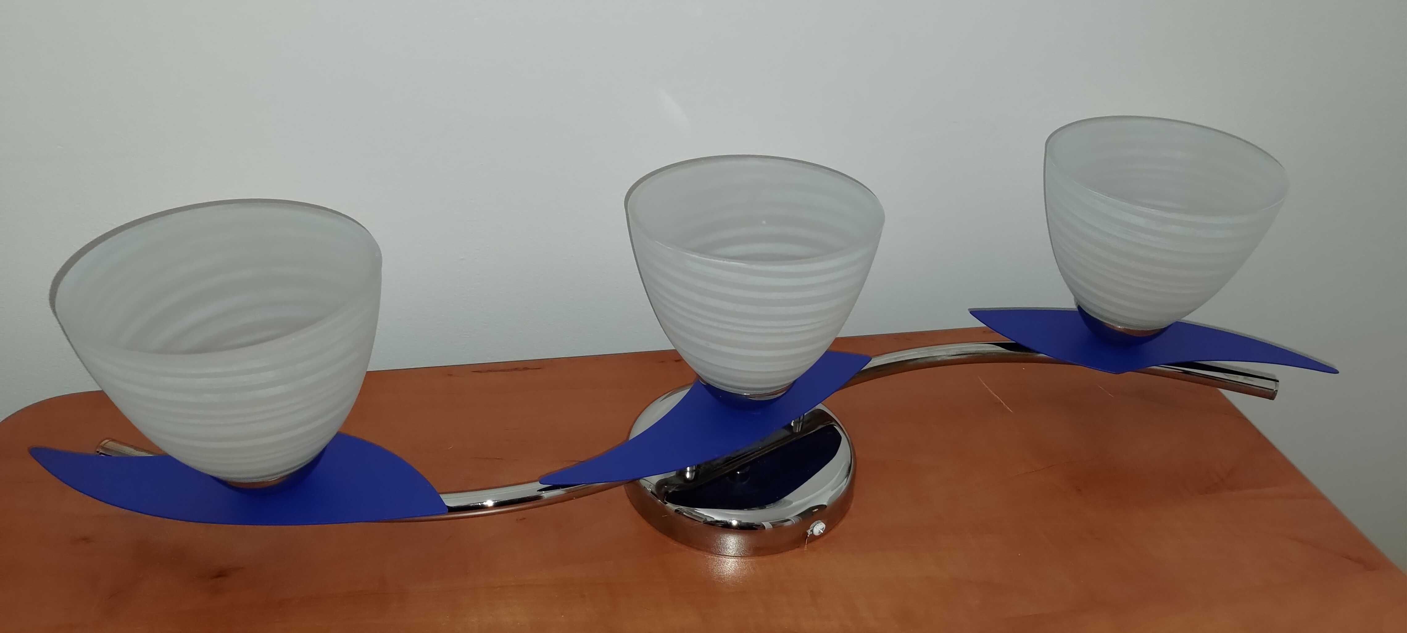 lampa sufitowa żyrandol 3 klosze E27