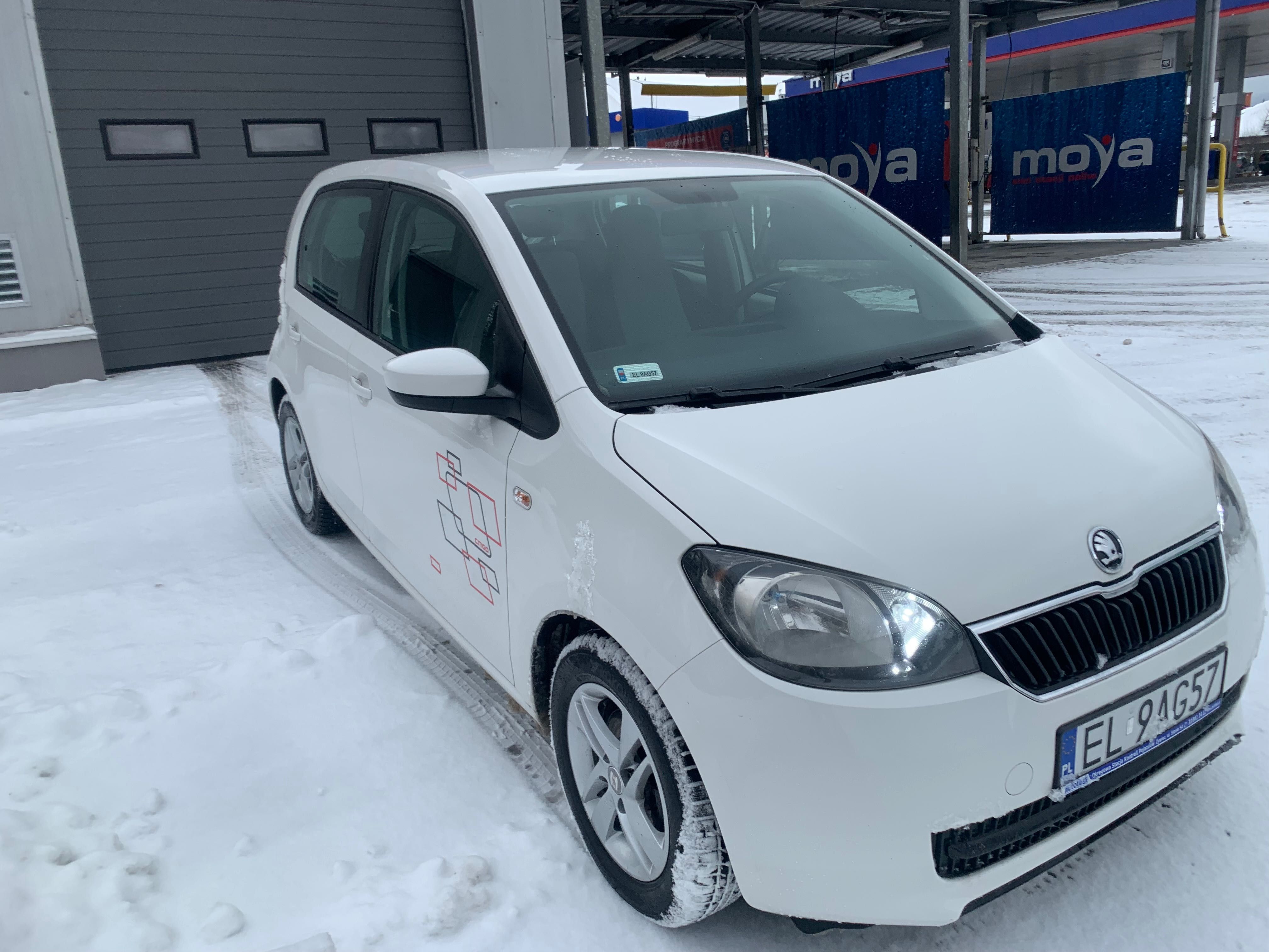 Wynajem samochodu Skoda Citigo LPG klima wypożyczalnia