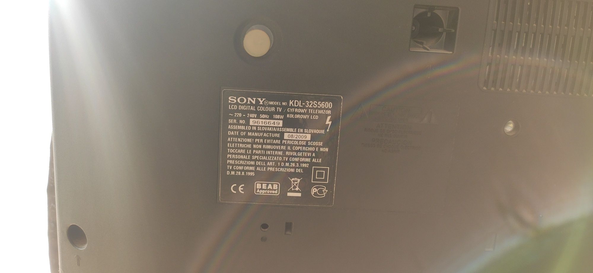 Sony Bravia 32 cale