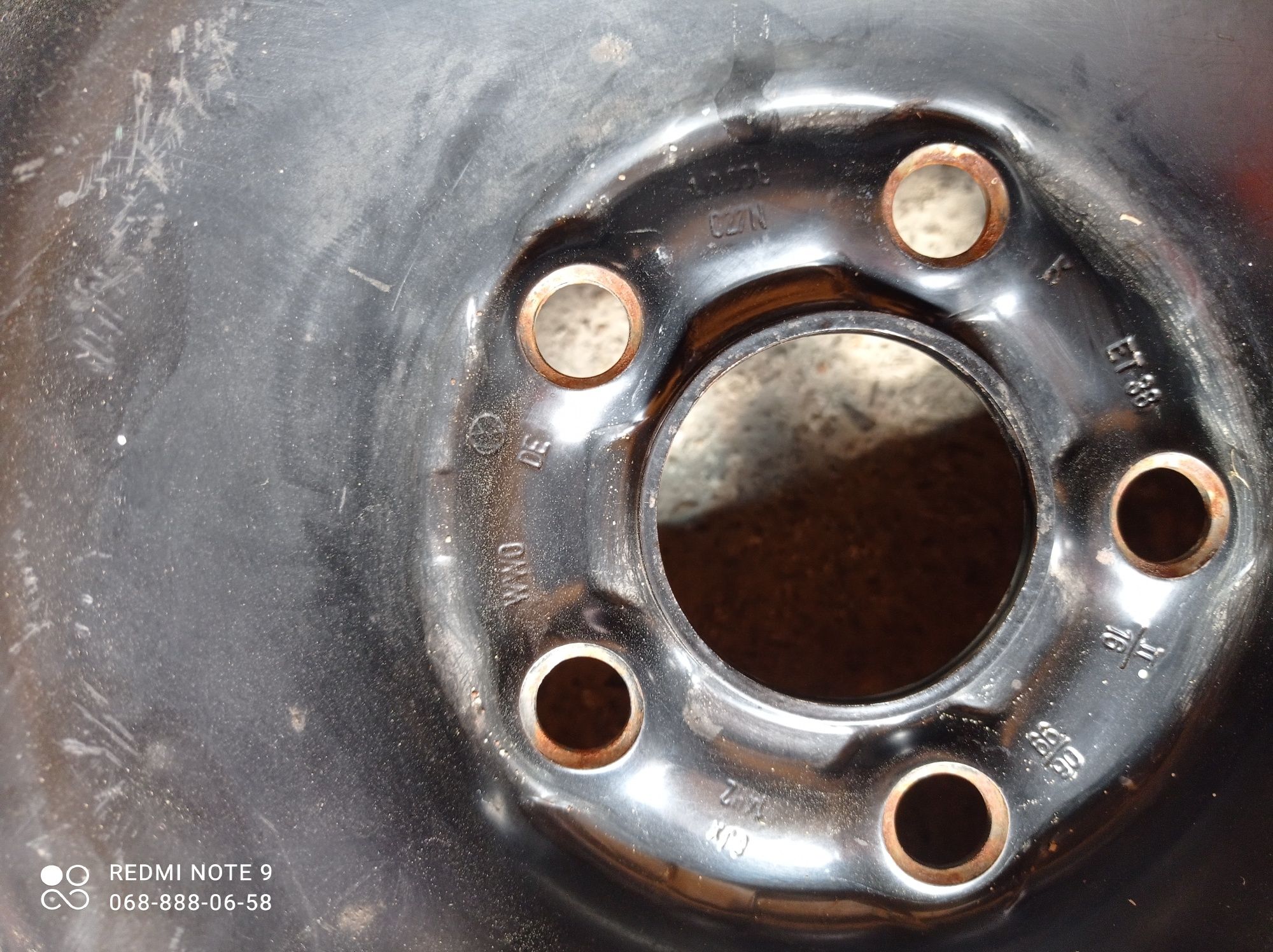 Диски r14 5*100 vw,диски стальні Фольксваген груп,скудо