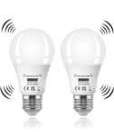 Lampa LED KOOYWAN z czujnikiem ruchu, 9 W, E27, ciepła biel,