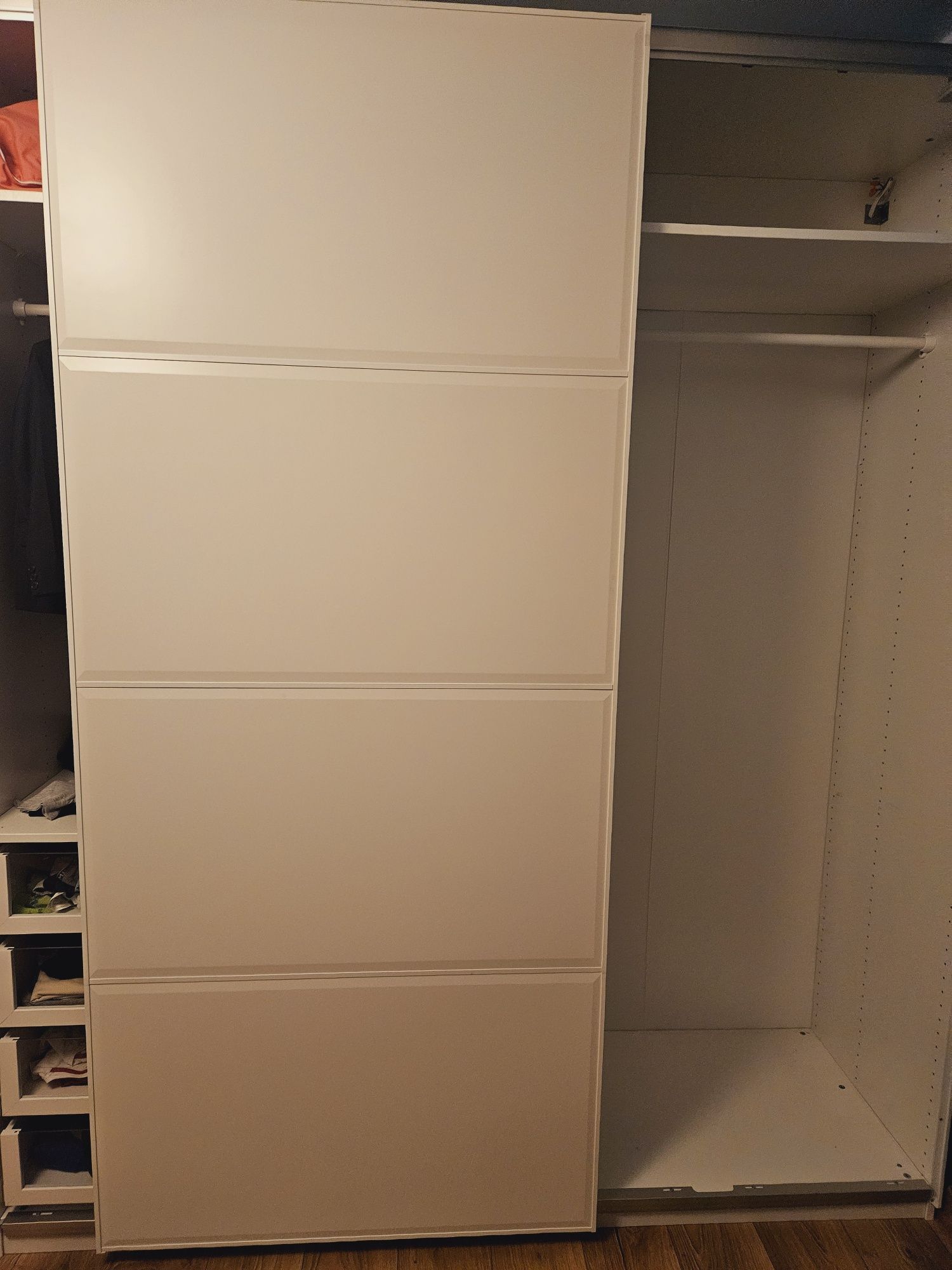 Drzwi Ikea Pax przesuwne białe x2