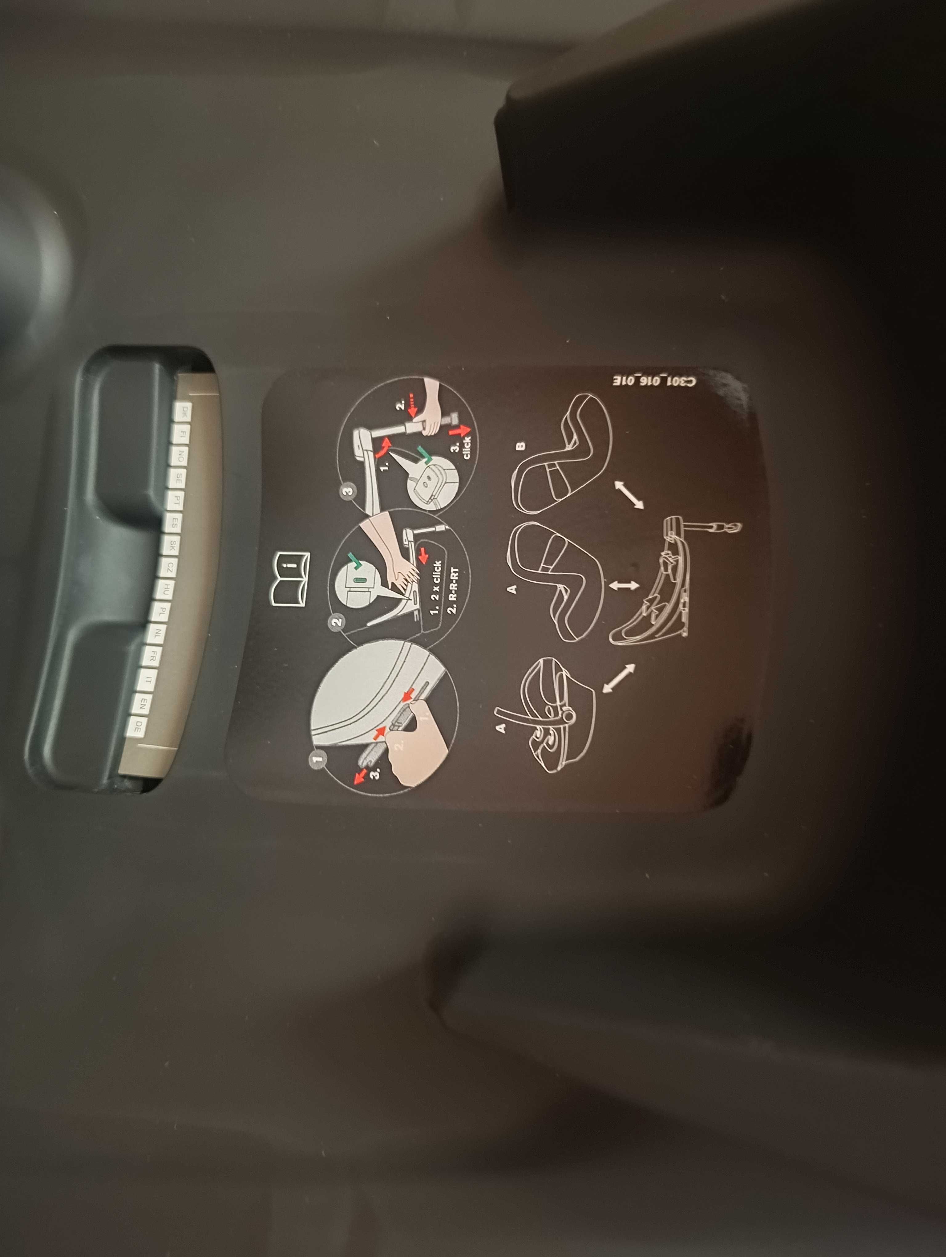 Podstawa baza ISOFIX CYBEX podstawa M do fotelików samochodowych