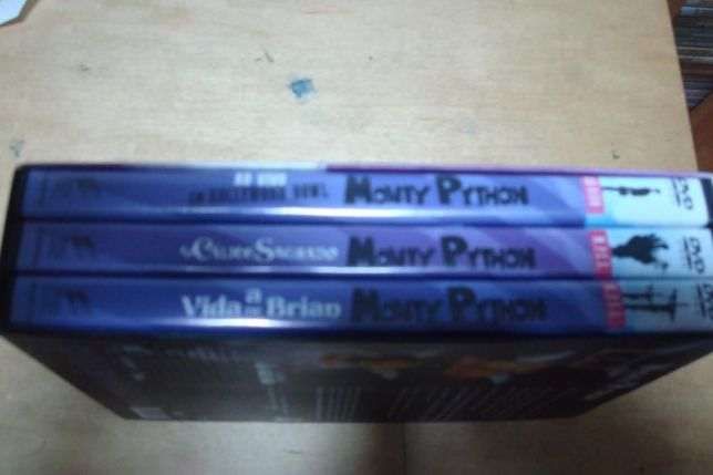 pack original dvds monty pyton 2 filmes e um espetaculo ao vivo