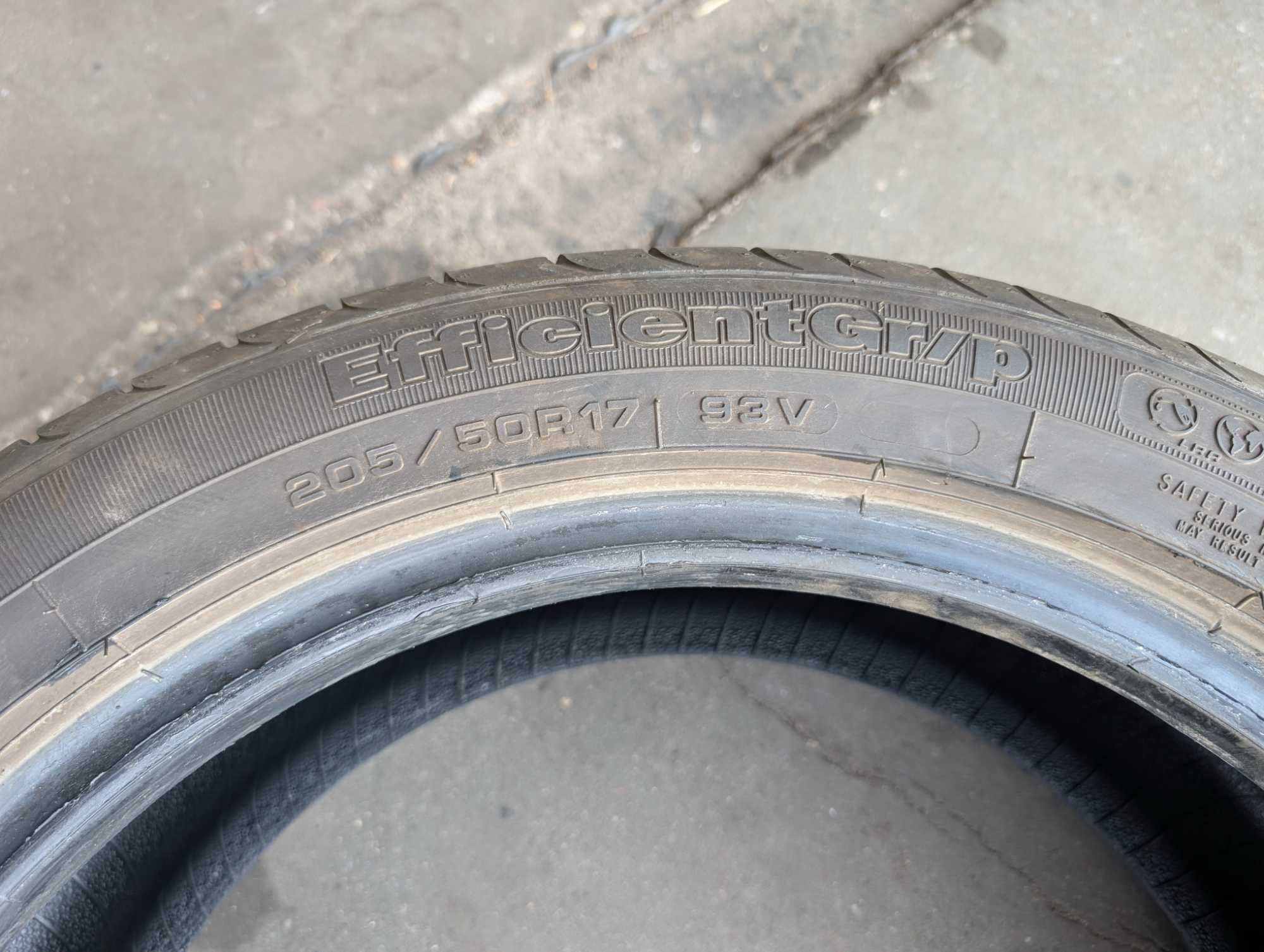 205/50/17V GOODYEAR EFFICIENTGRIP dot 5122 bieżnik 7mm