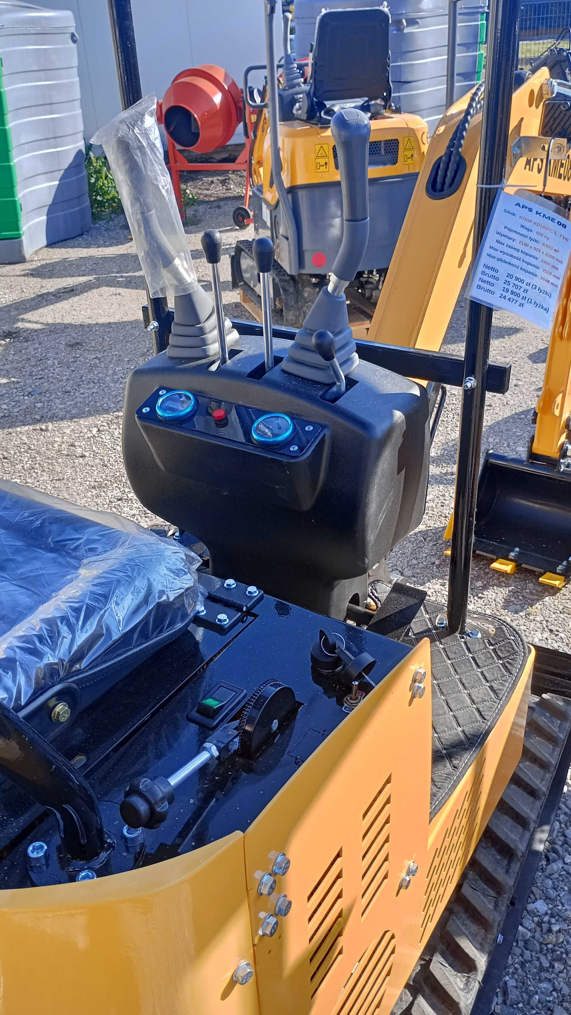 Minikoparka APS KME08 silnik KOOP NOWA 2025