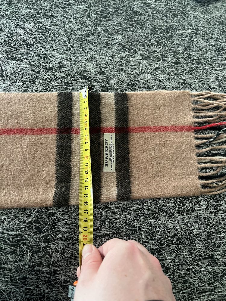 Szalik burberry 100% kaszmir