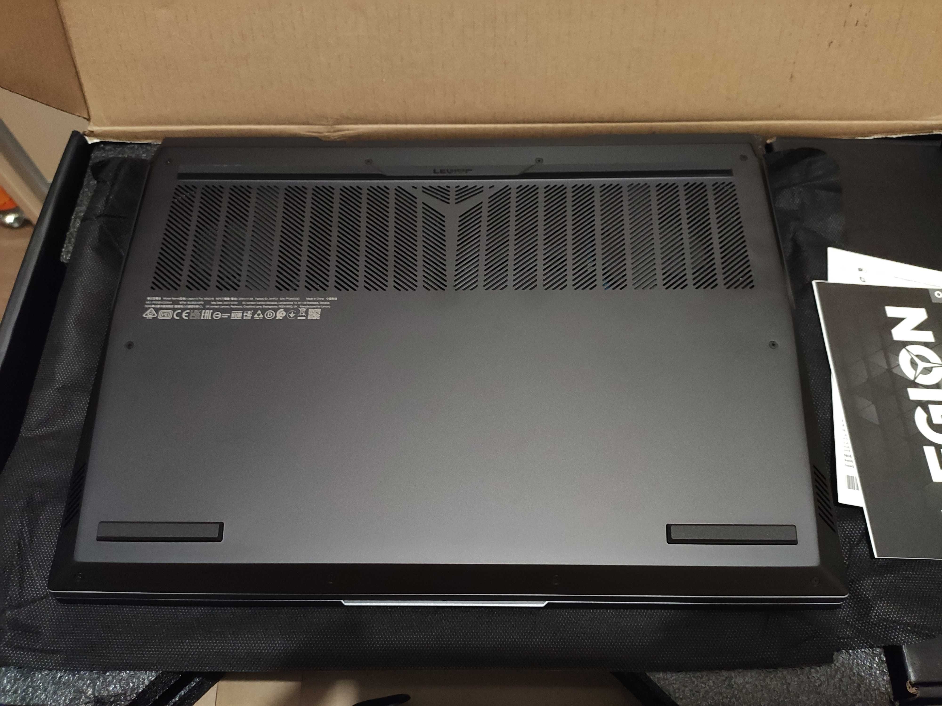 Lenovo Legion 5 Pro экран 16" 2560x1600 165Hz 5600H 16/512Gb RTX 3050