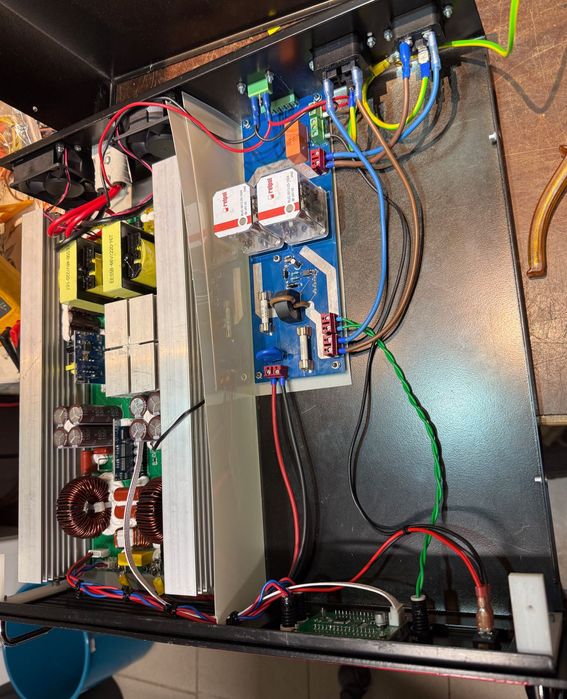 Falownik INVENTER UPS 3kW 48/230V + bypass + sygnalizacja, wyk. 2U 19'