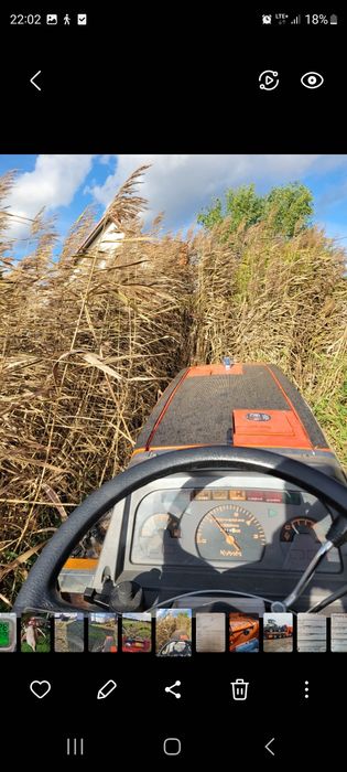 Uslugi małym traktorkiem kubota