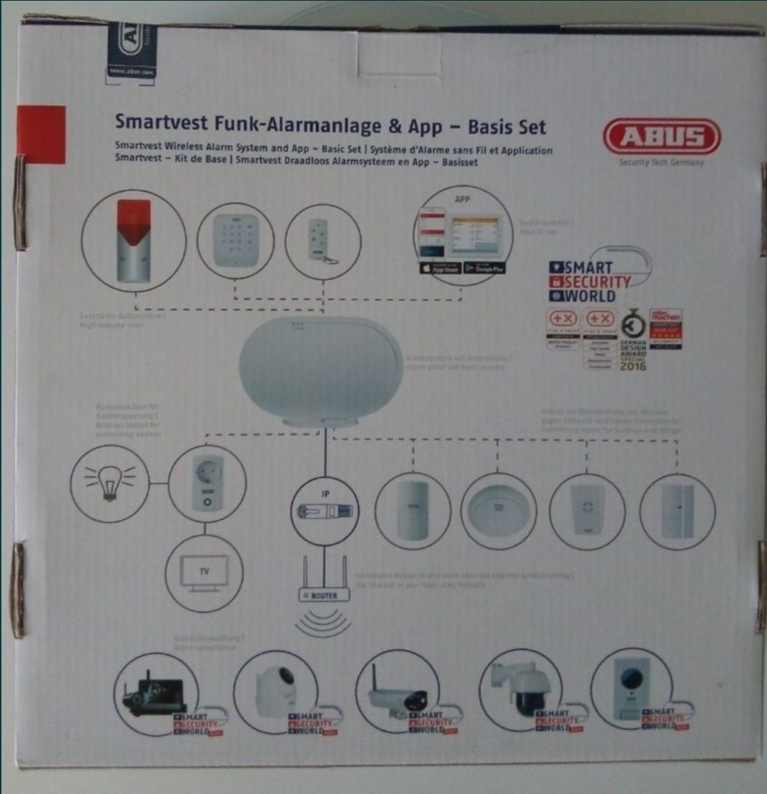 Bezprzewodowy system alarmowy Abus FUAA35001A