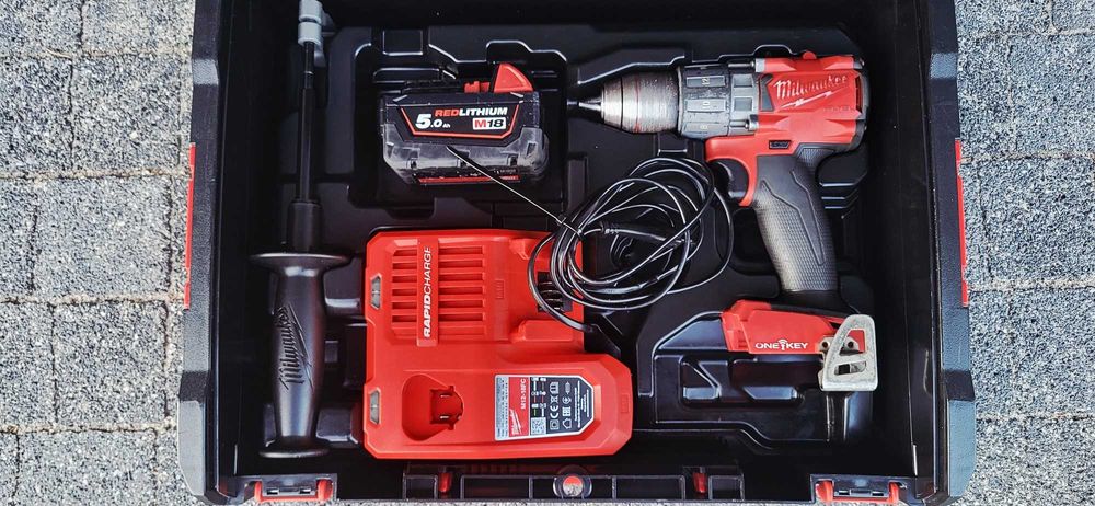 Wiertarko Wkrętarka Milwaukee M18 ONEDD2-0X Zestaw Super stan