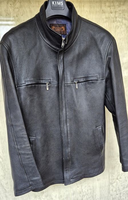 Чоловіча шкіряна куртка Long Lion Sportswear, розмір 50