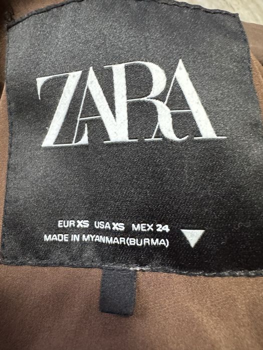 Пуховик Zara пуфер куртка зимова XS-S-M