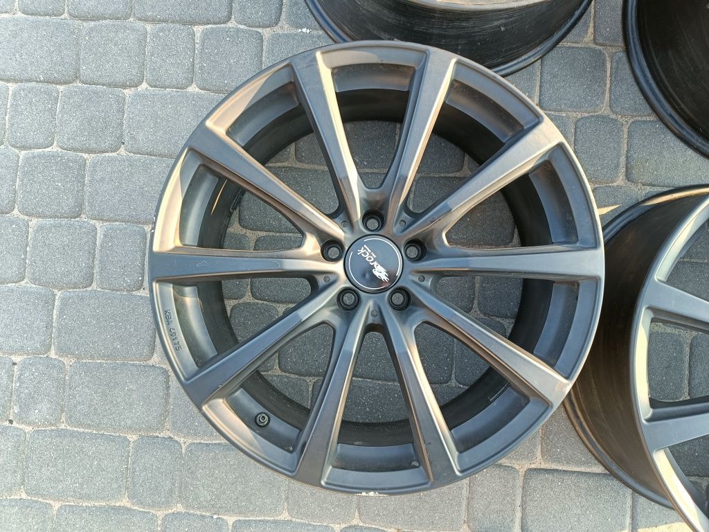 Felgi20 Brock 5*112 Audi Mercedes Skoda VW Czarne kpl