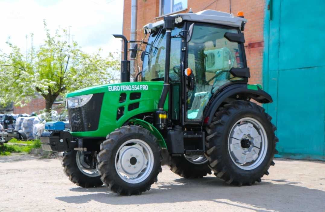 Мінітрактор Euro feng 554  Реверс Кондиціонер Примусова гідравліка