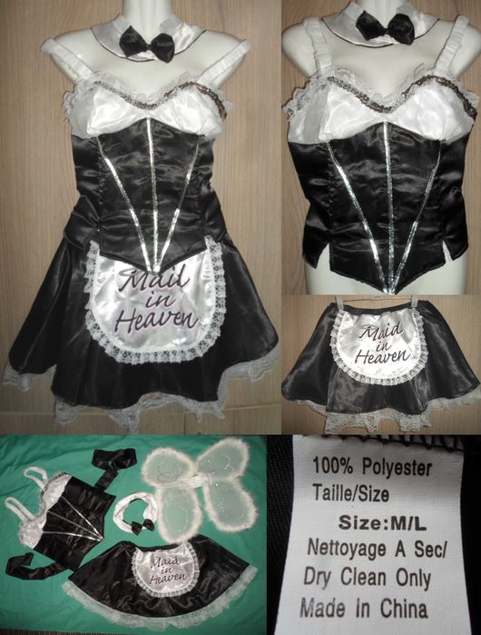 Эротический костюм Санта медсестра горничная разм S/M/L/3XL