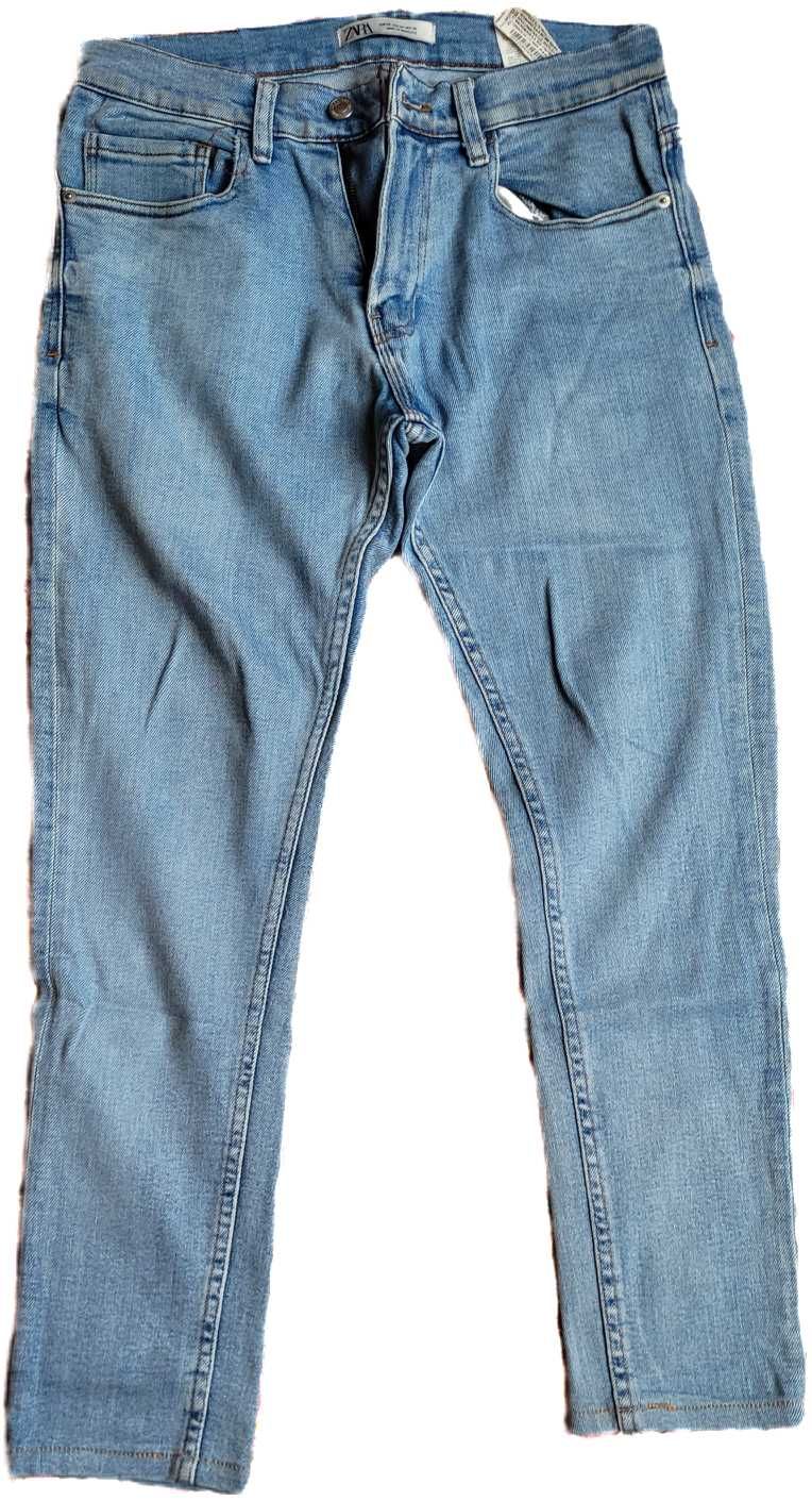Jasnoniebieskie jeansy Zara, EU 38.