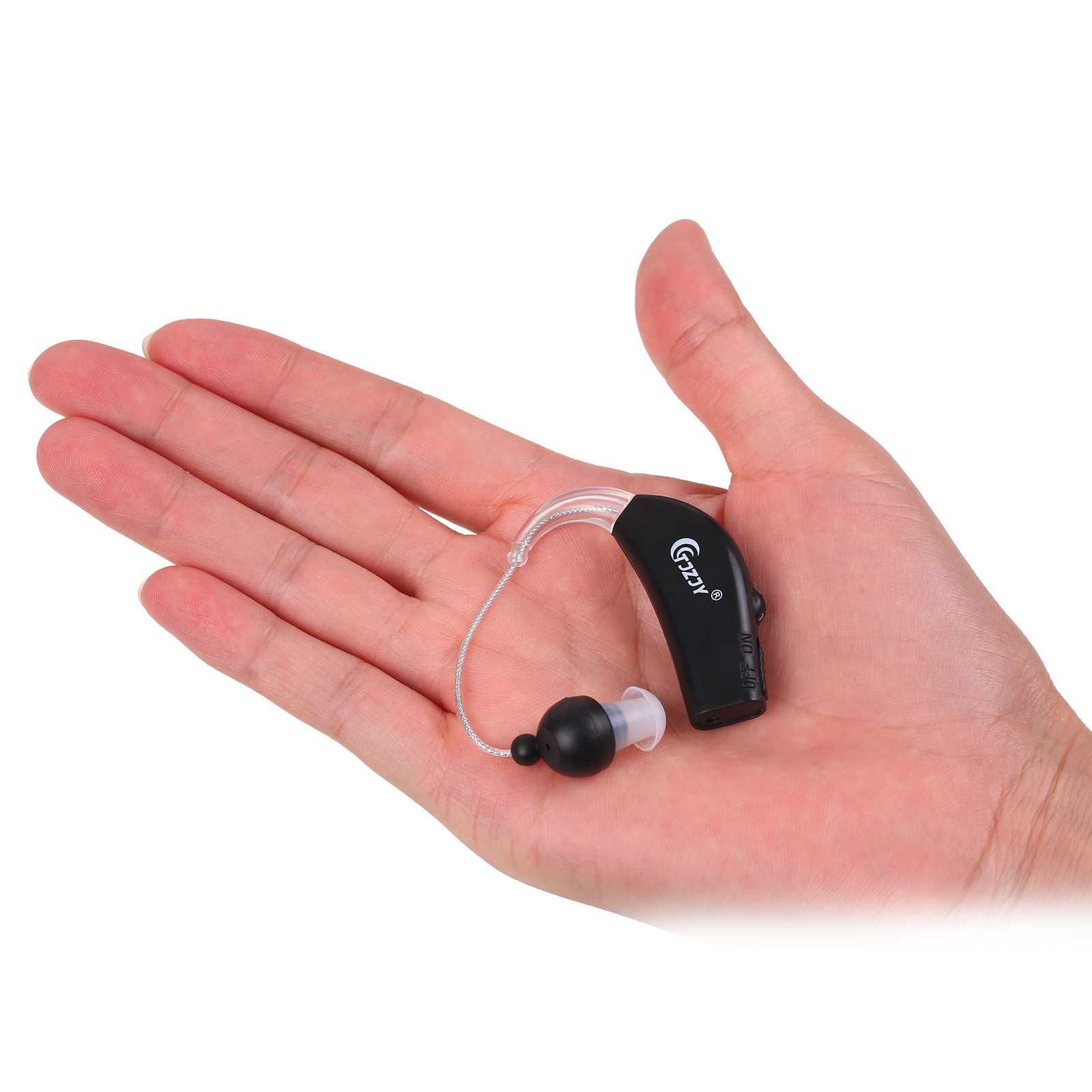 2 Aparelhos auditivos recarregáveis  auditivos  com base carregamento