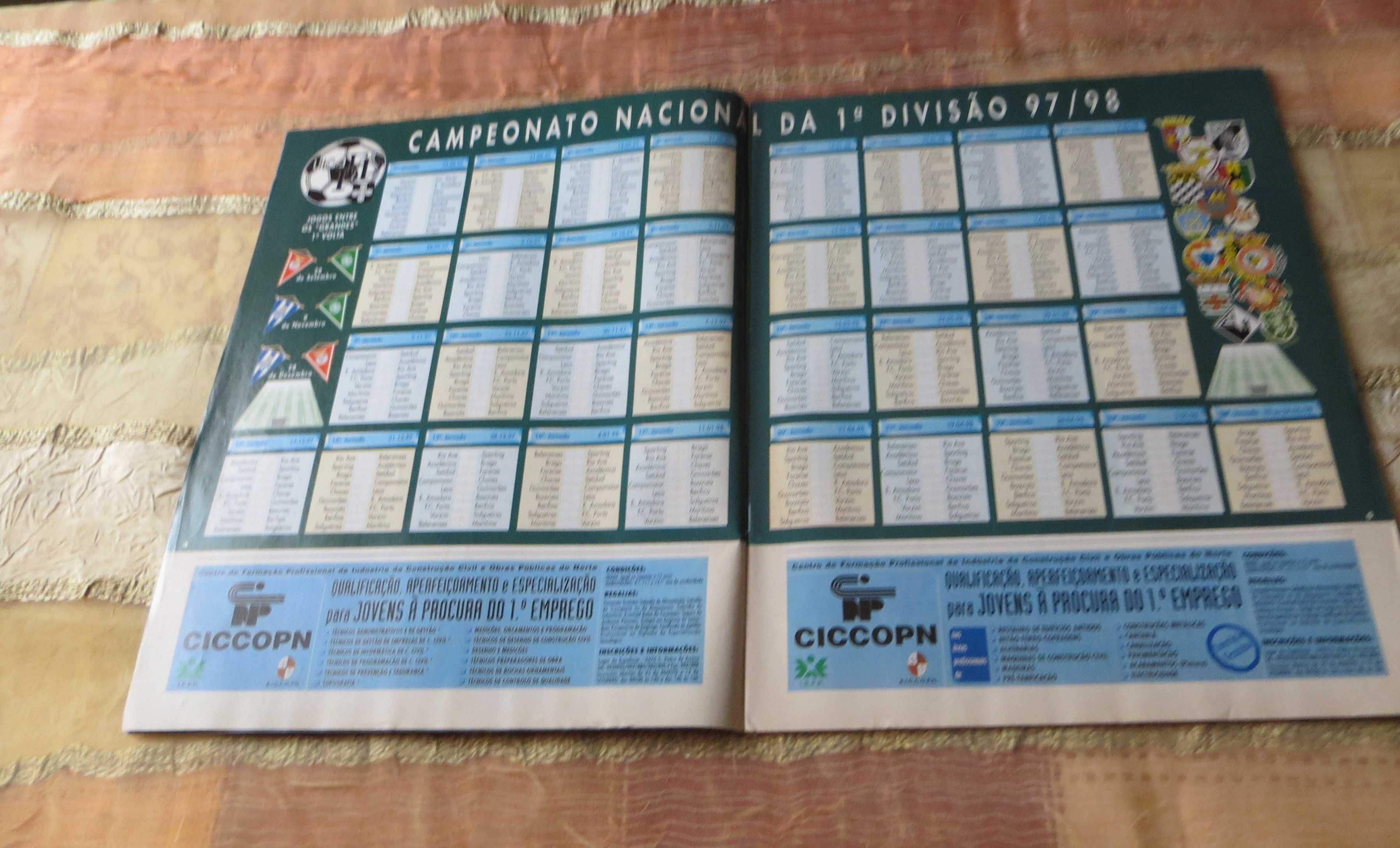 Revista JN Campeonato 97/98 - Oferta VHS c/ jogos