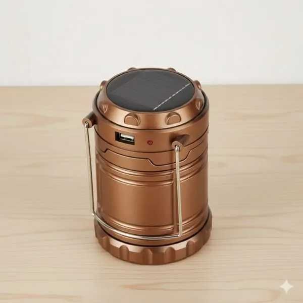 Кемпінговий ліхтар на сонячній батареї