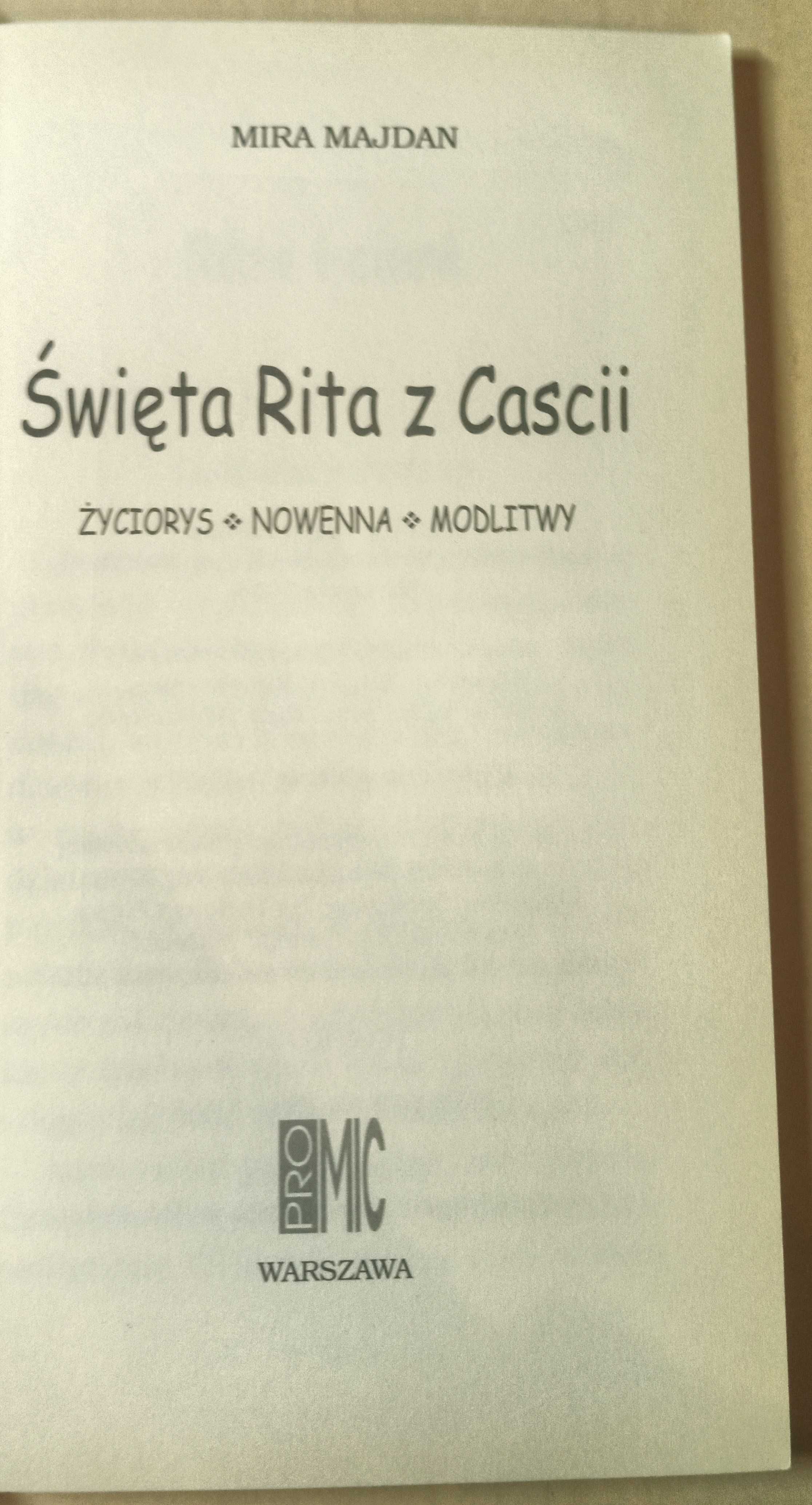 Święta Rita z Cascii Mira Majdan