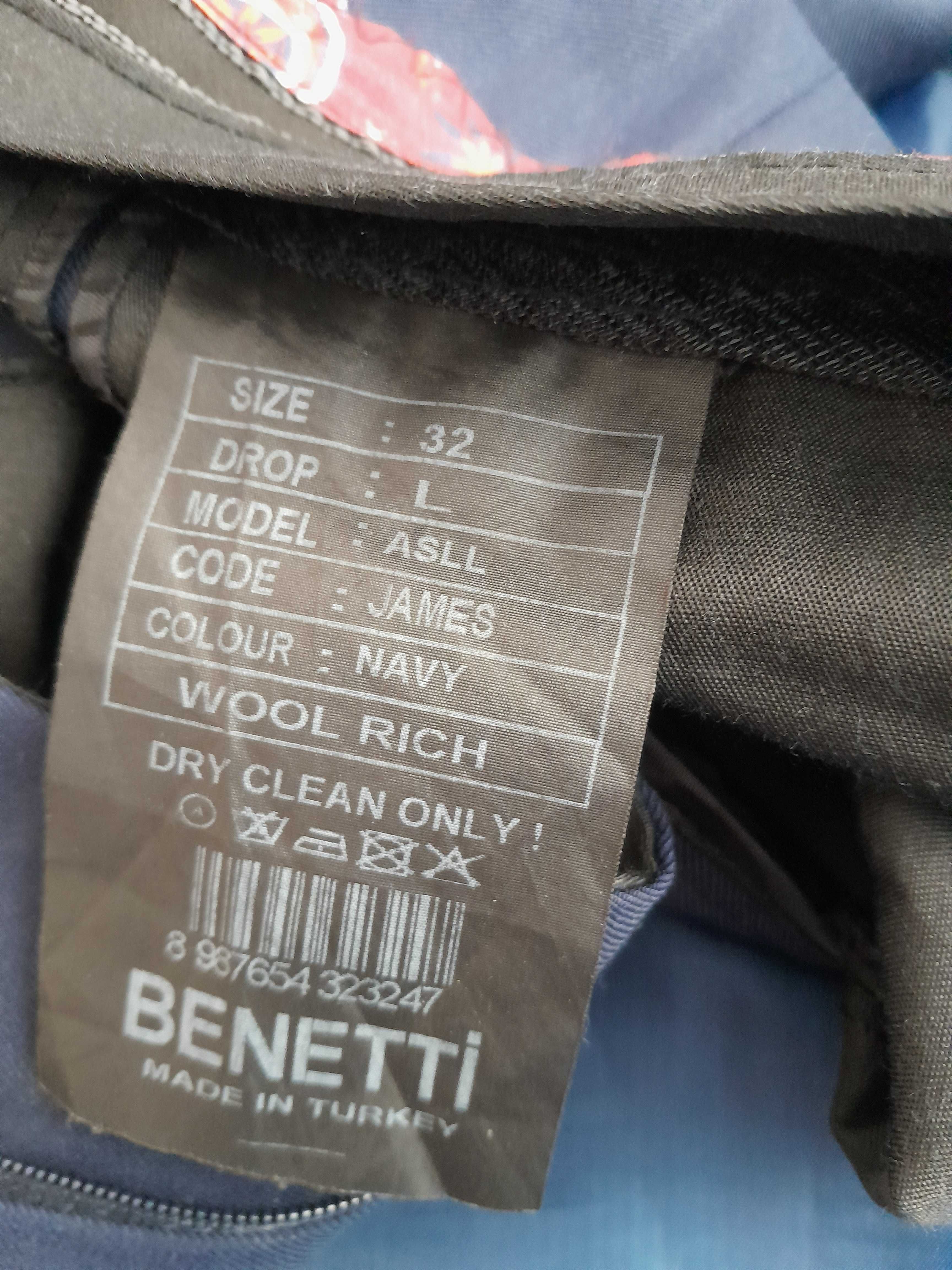 garnitur młodzieżowy granatowy Benetti roz.S/ M 170-176cm