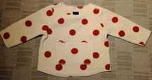 bluza polarowa BabyGap 3-6 m-cy rozm. 68 zapinana na ramieniu_jak nowa