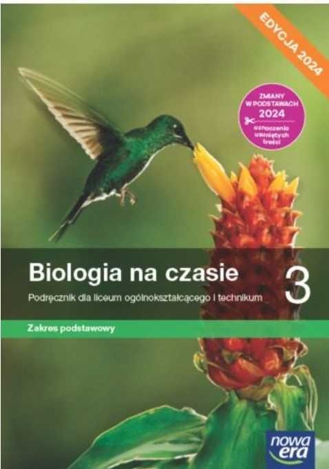 Podręcznik Biologia na czasie 3 ZP Nowa Era Edycja 2024