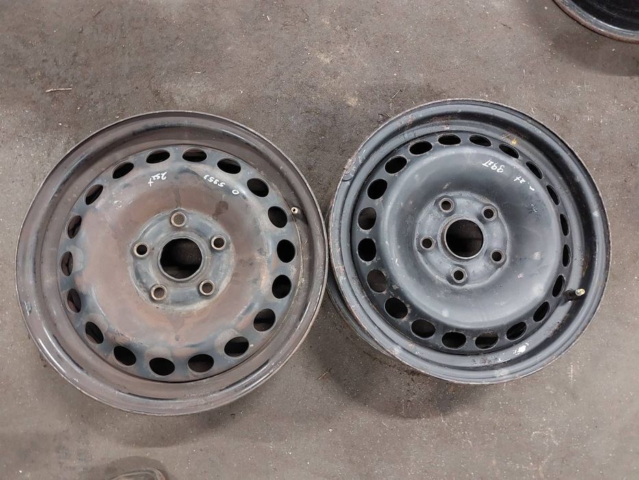 FELGA STALOWA 2 SZT 5x112 6Jx15 ET45 FI57,1 SKODA VW AUDI 8D0601027