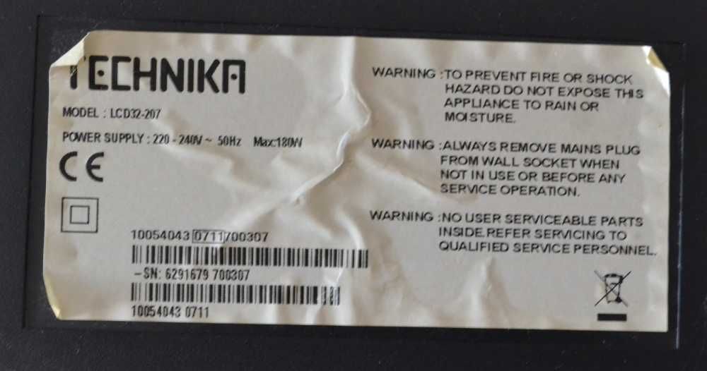 телевізор TECHNIKA LCD32207 32"