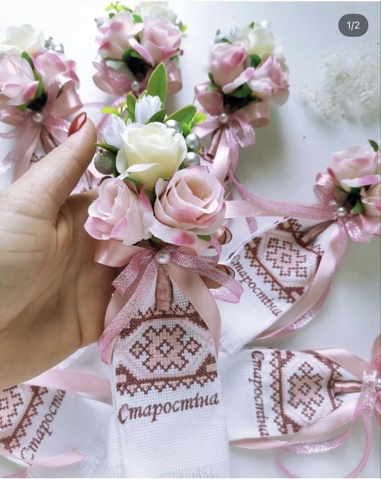 Бутоньєрки на весілля