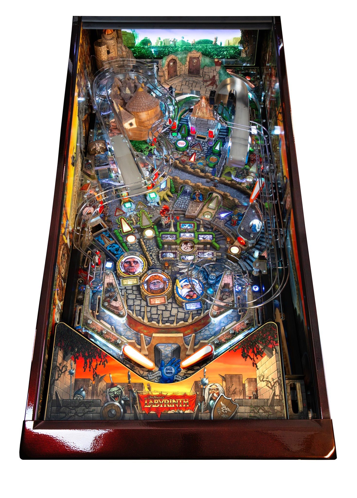 Pinball Flipper Fliper Jim Henson’s Labyrinth - Barrels of Fun