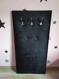 Panel ścienny tapicerowany wieszak ubraniowy