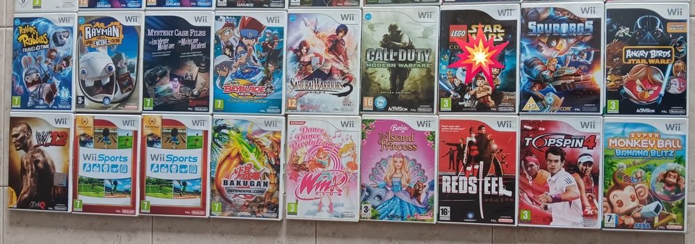 Vários jogos Nintendo Wii
