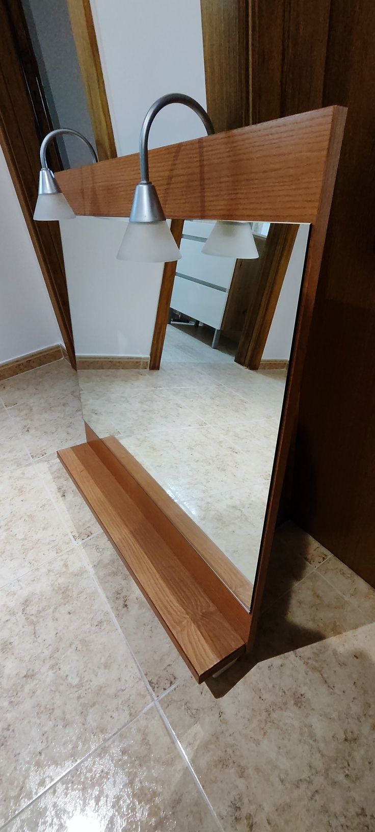 Espelho casa de banho iluminado