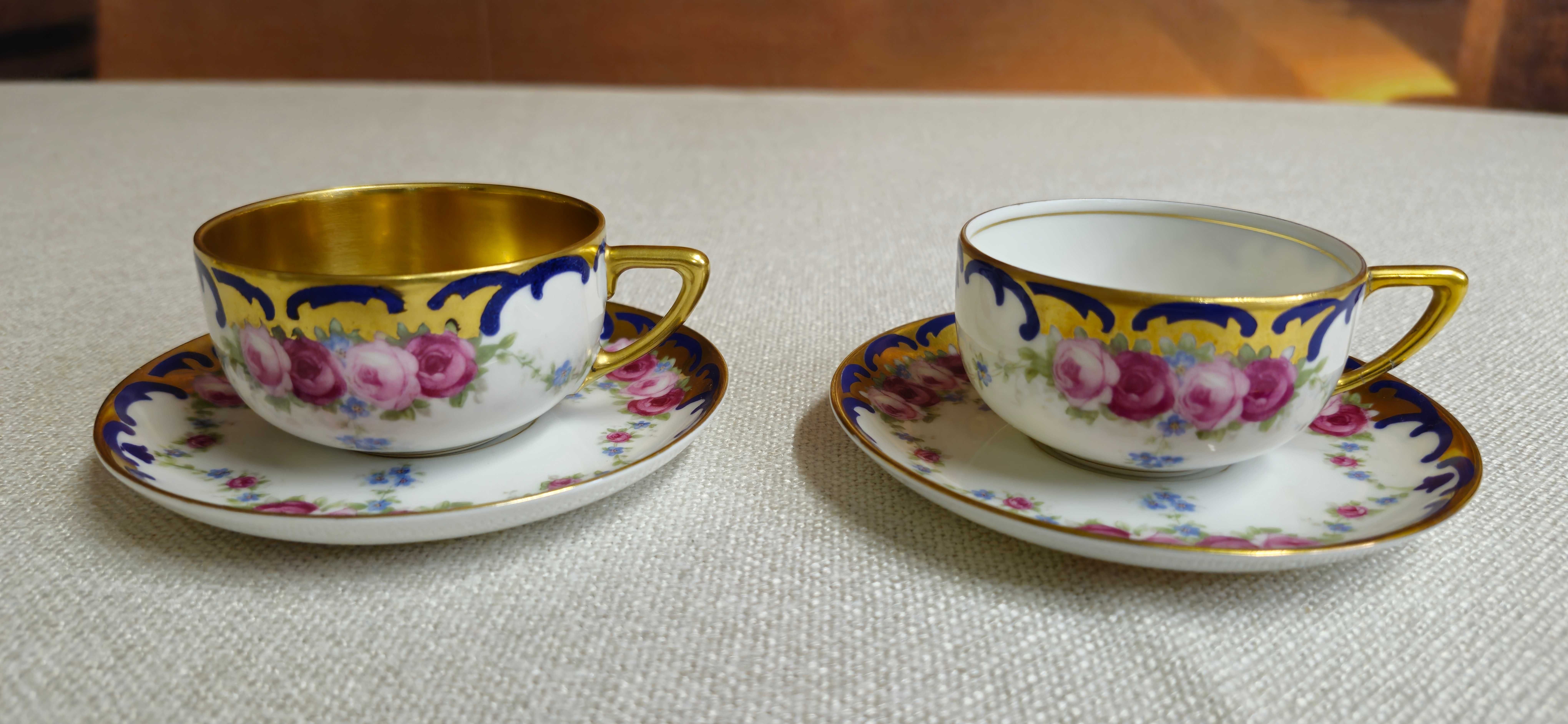 Porcelanowe DUO ręcznie malowane firmy ROSENTHAL