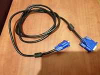 VGA - VGA кабель с 2 Ферритовыми фильтрами 184 см. С монитора Samsung.