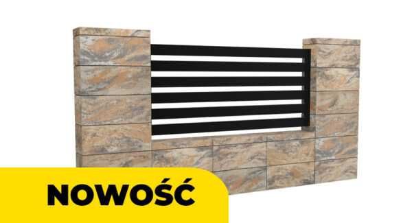 Pustak ogrodzeniowy gładki FINI 50x20 oraz 36x36 - dostawa cała Polska