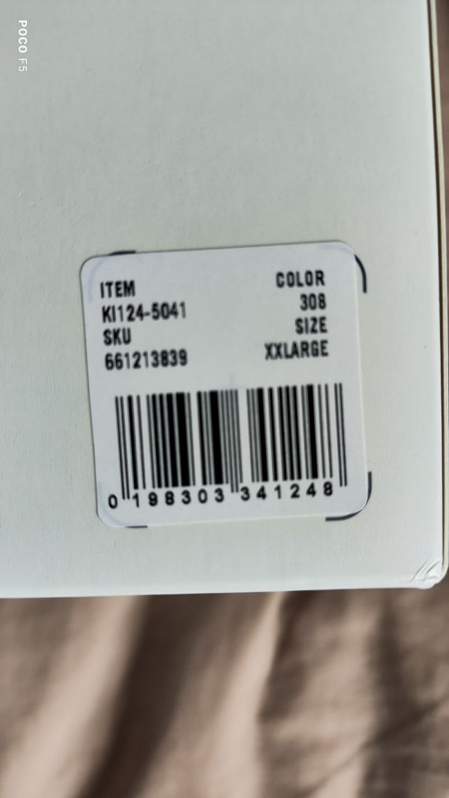 Abercrombie & Fitch 5-pak t-shirt XXL czarny khaki beżowy ecru i biały