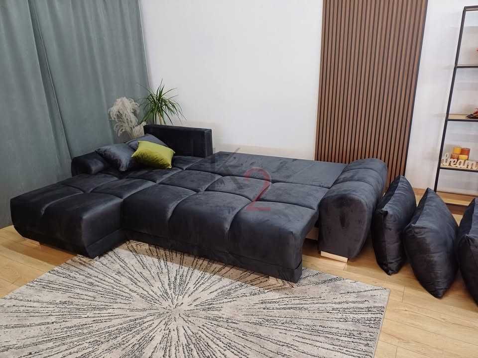 Narożnik  ALASKA Rogówka  Sofa Kanapa Łóżko Pikowana do salonu +GRATIS
