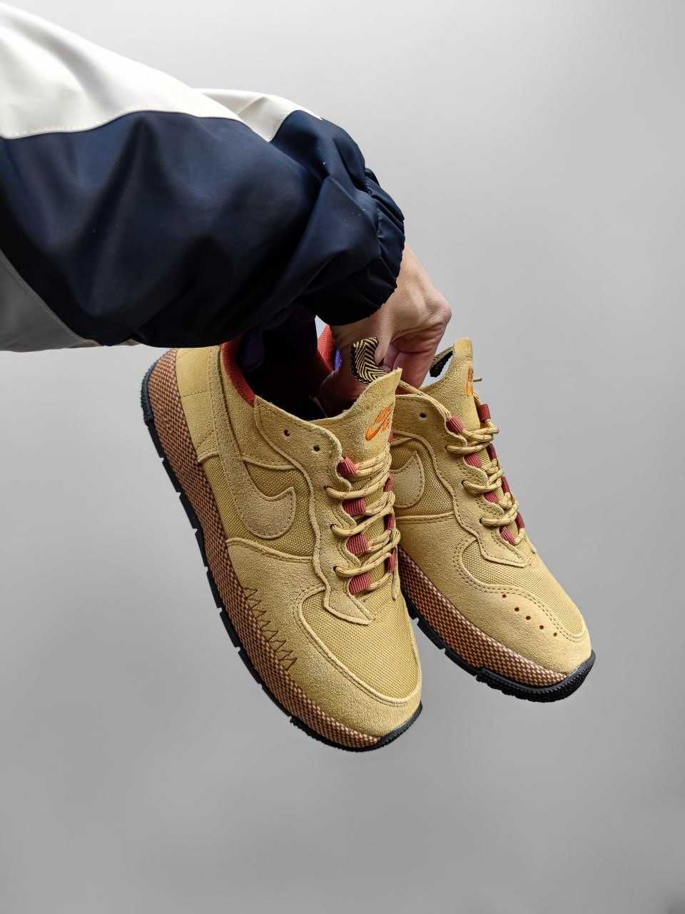 Мужские кроссовки Nike Air Force 1 Wild Wheat Gold 40-45 Новинка 2024!