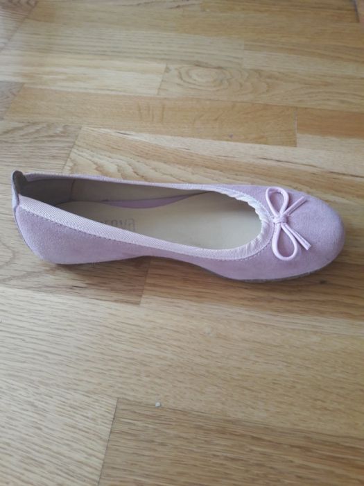 Sapatos novos cor de rosa da Foreva, tipo Sabrina, nr 36