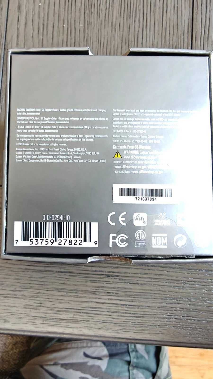 Garmin Fenix 7x Sapphire Edition