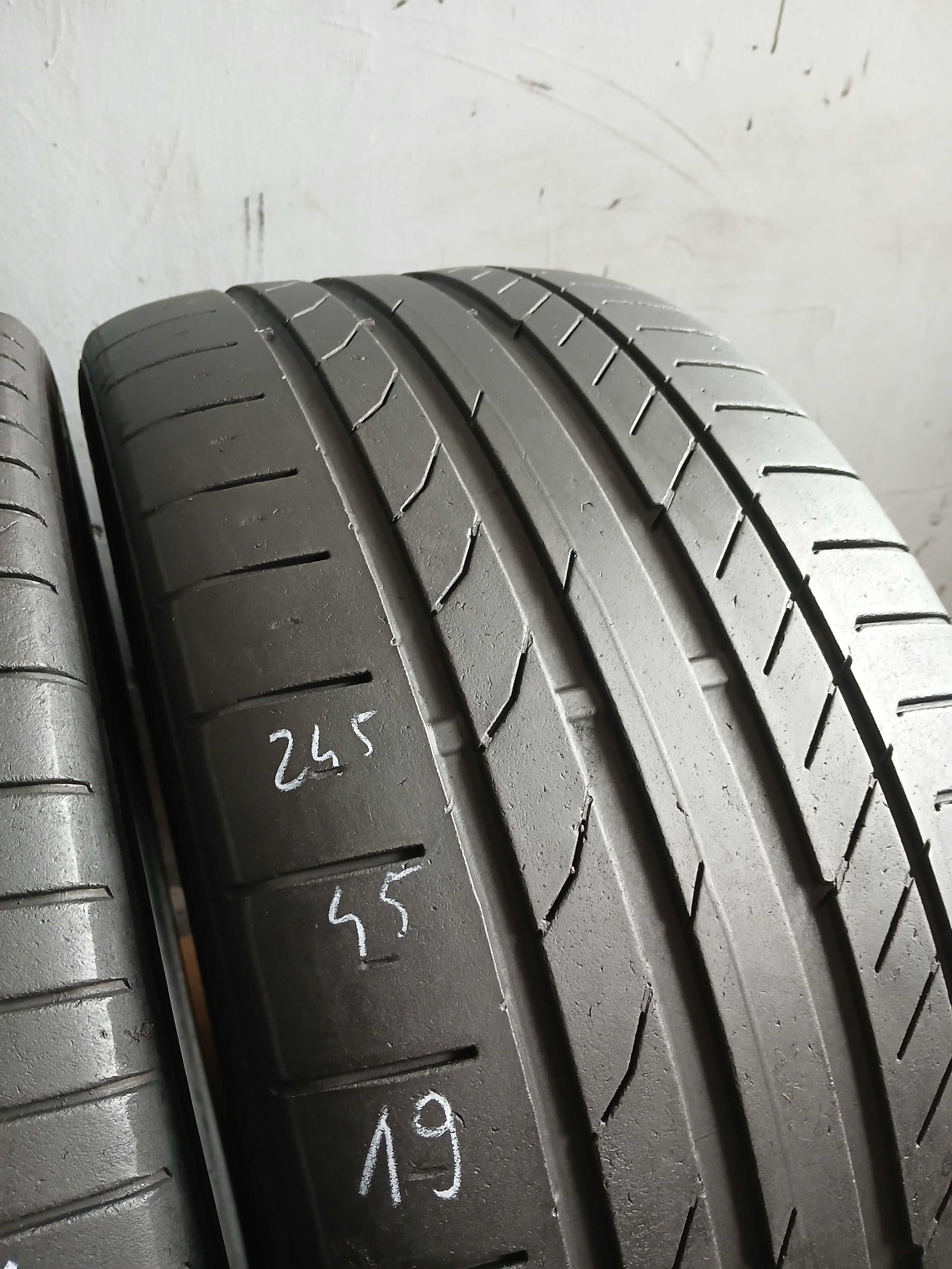 Opony letnie Continental 245/45/19