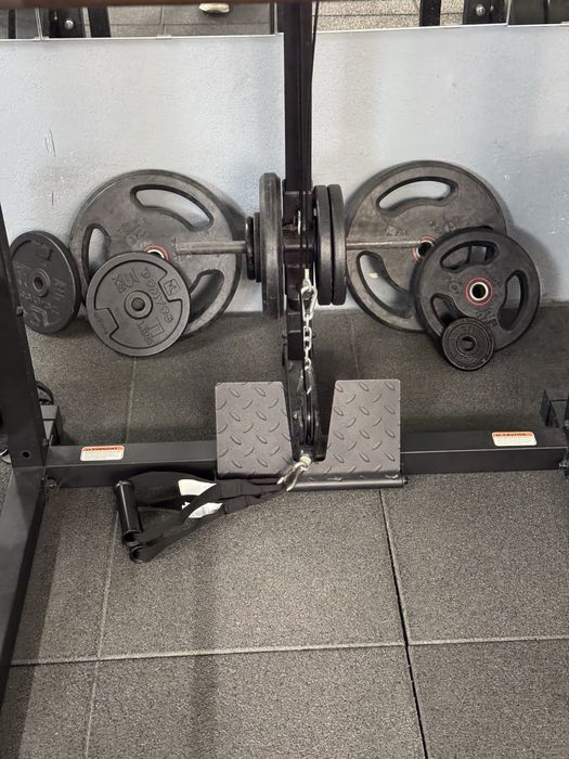 Adidas home rig + barra olímpica 20kgs + bumpers 110kgs