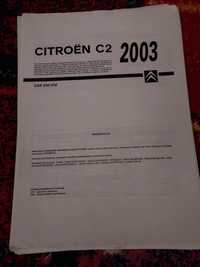 Citroen c2  2003r instrukcja obsługi