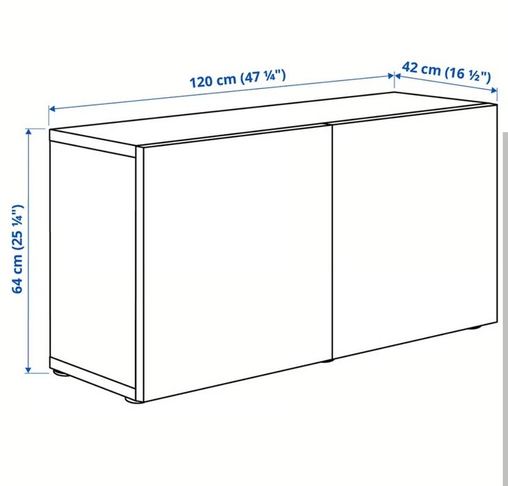 Móvel Besta Ikea Carvalho