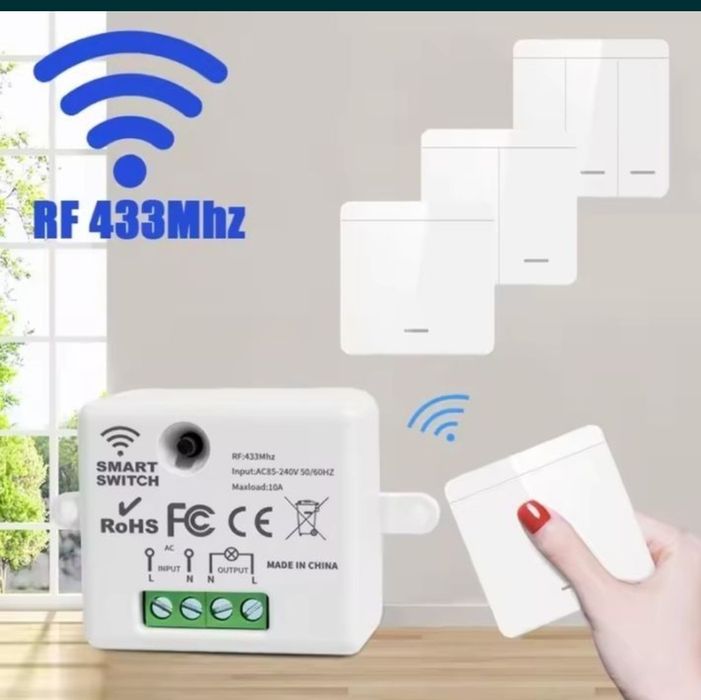 Включатель света безароводной и реле